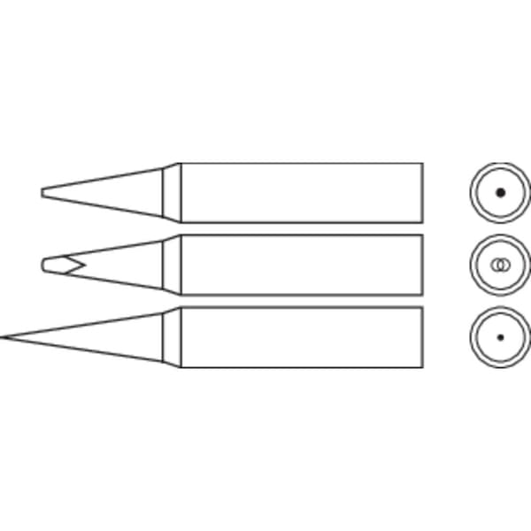 Star Tec 80154 Lödspets Konformad Spetsstorlek 1 mm Innehåll 1 st