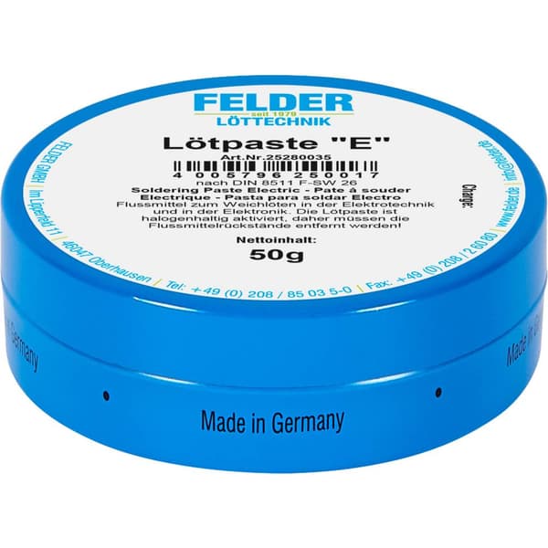 Felder ISO-Flux E Lödpasta Innehåll 1 st