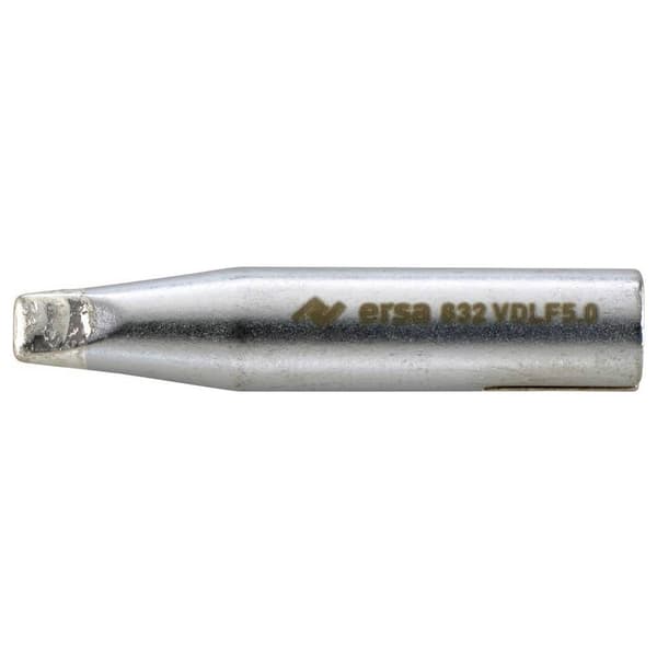 Ersa 0832VDLF Lödspets Mejselformad, rak Spetsstorlek 5 mm Innehåll 1 st