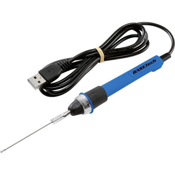 Basetech LWK-175 Lödkolvset 5 V/DC 6 W Skärspets skummaterial 270 °C (max)