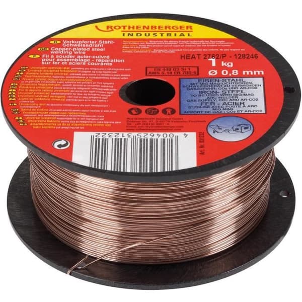 ROTHENBERGERGER SVÄSNING STÅLKOPPER 0,8 mm 1 kg