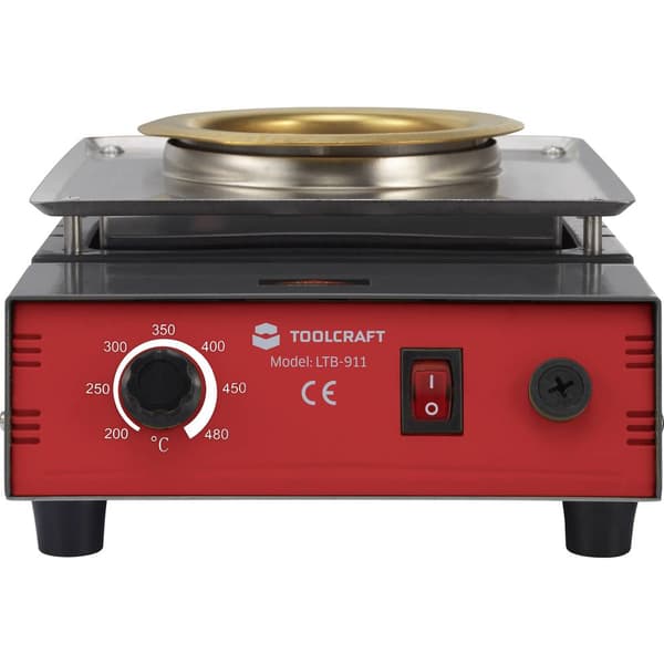 TOOLCRAFT LTB-911A Lödbad 300 W 480 °C Lödmetallmängd 1350 g