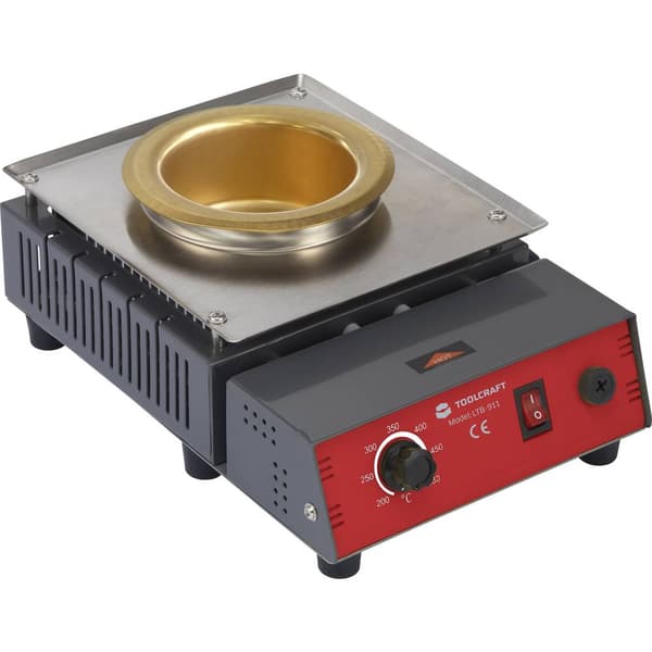 TOOLCRAFT LTB-911A Lödbad 300 W 480 °C Lödmetallmängd 1350 g
