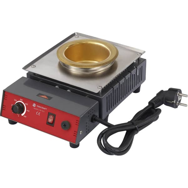TOOLCRAFT LTB-911A Lödbad 300 W 480 °C Lödmetallmängd 1350 g