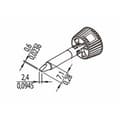 Miniatyrbild 3 av 3: Ersa 0142CDLF24/SB Lödspets Spetsstorlek 2.40 mm Innehåll 1 st