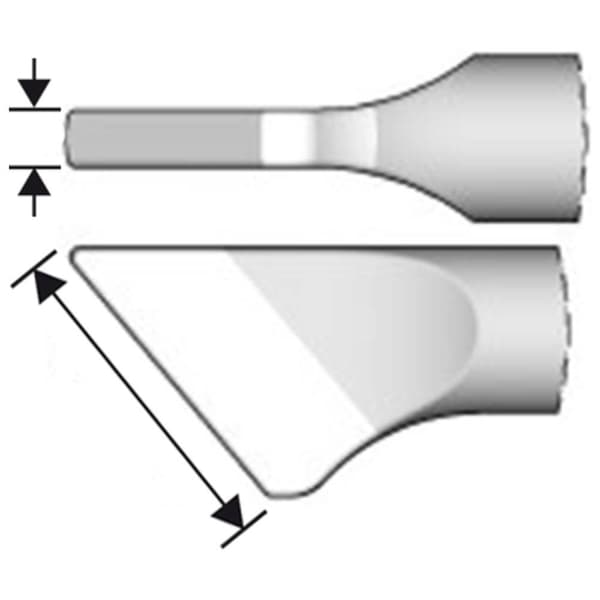 JBC Tools C105112 Lödspets Klingform, rak Spetsstorlek 0.3 mm Innehåll 1 st