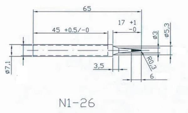 Hq Löd/spets2 Ersättningsspets för Solder20/30