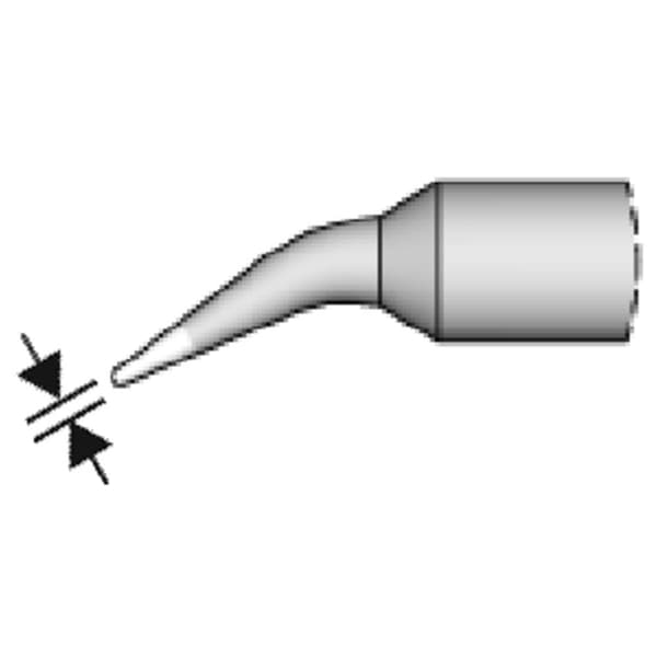 JBC Tools C120004 Lödspets böjd Spetsstorlek 0.7 mm Innehåll 1 st