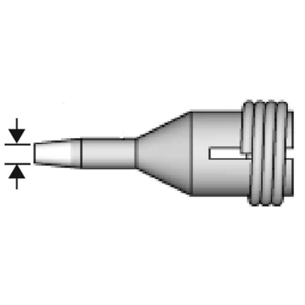 JBC Tools C210018 Lödspets Specialform, klingformad Spetsstorlek 0.3 mm Innehåll 1 st