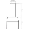 Miniatyrbild 2 av 2: TOOLCRAFT TPS-800HT3 Hetluftsmunstycke Spetsstorlek 9.5 mm Spetslängd 37 mm Innehåll 1 st