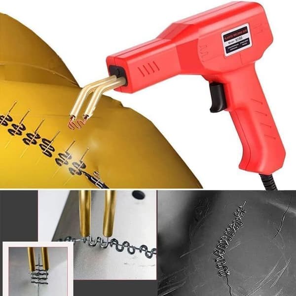 50W plastsvetsmaskin, reparationspistol, 800 st varmhäftare, stötfångarreparationssats