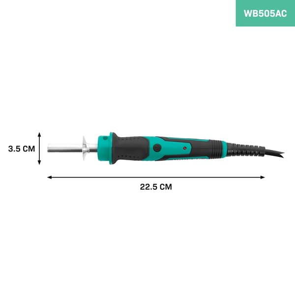 VONROC Pyrografipenna - Lödkolv - 30W - Pyrografikit – 8 bränntips - 3 lödtips | Inkl. 16 tillbehör