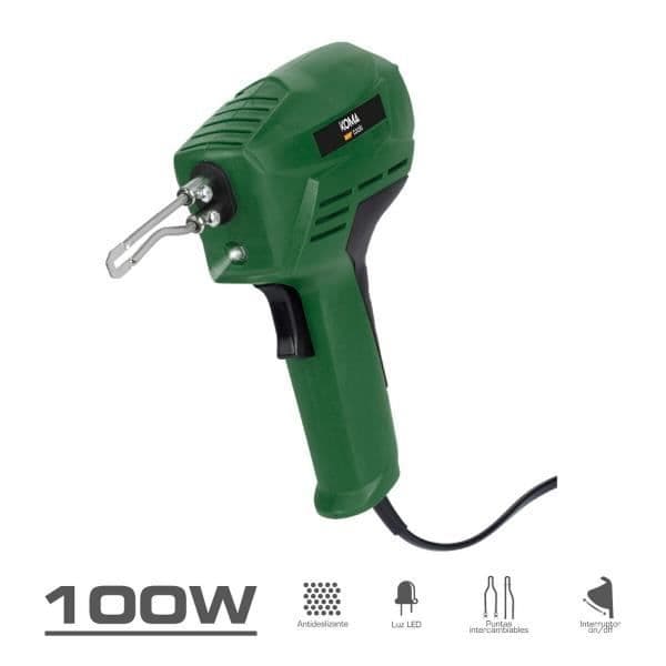 Lödpenna - K KOMA - Revolver - 100 W - Grön - Utbytbara spetsar