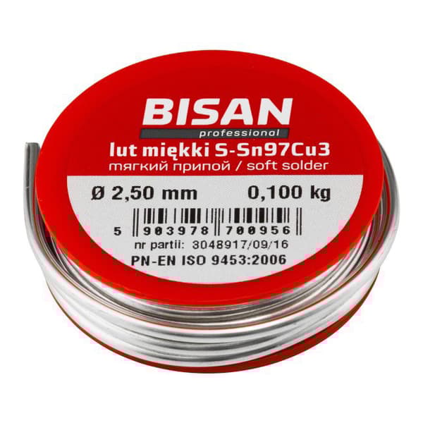 Blyfri mjuklödtråd 2,5 mm för kopparrör 100 g