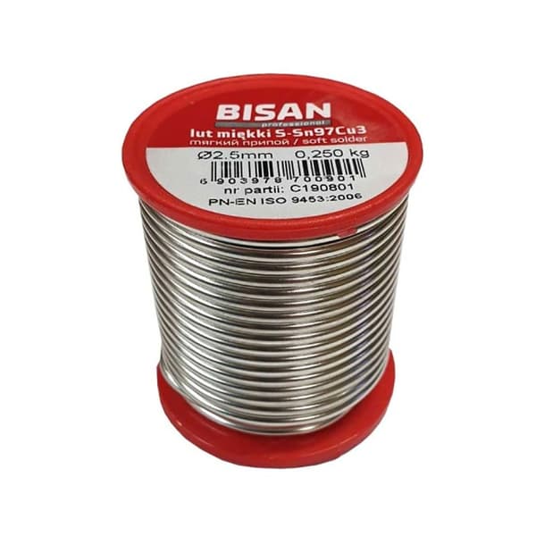 Blyfri mjuklödtråd 2,5 mm för kopparrör 250 g