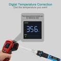 Miniatyrbild 5 av 8: Lollanda 80W Precisionslödkolv med Justerbar Temperatur – Elektroniskt Lödkolv Kit med Hållare, Lödtråd och Spetsar