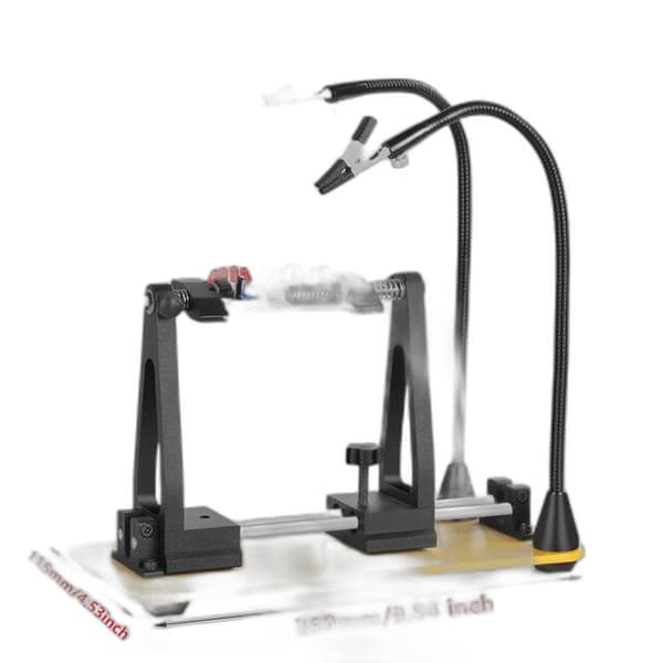 Magnetisk Svetsning Tredje Hand LED Förstoringsglas - PCB Fixtur Reparationsverktyg