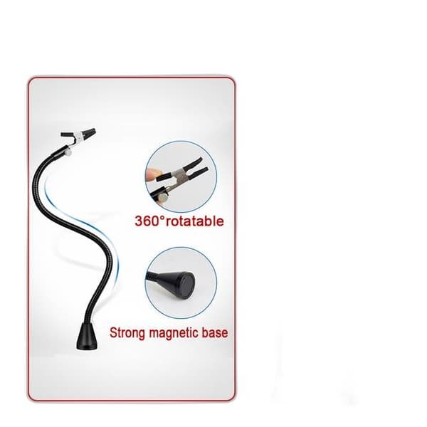 Magnetisk Svetsning Tredje Hand LED Förstoringsglas - PCB Fixtur Reparationsverktyg