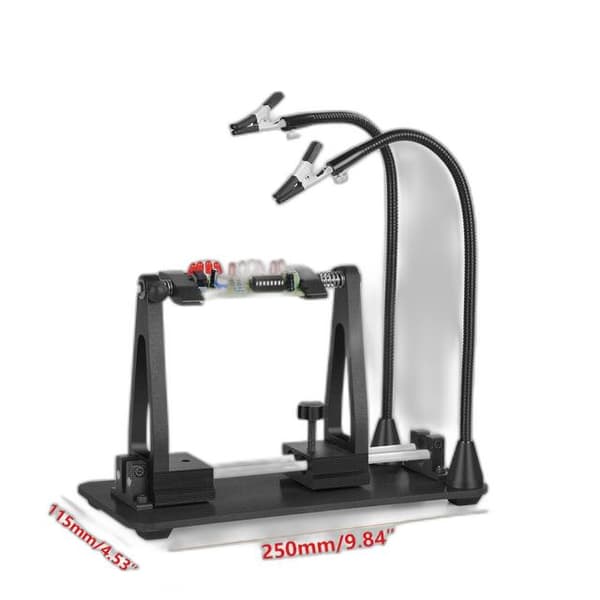 Magnetisk Svetsning Tredje Hand LED Förstoringsglas - PCB Fixtur Reparationsverktyg
