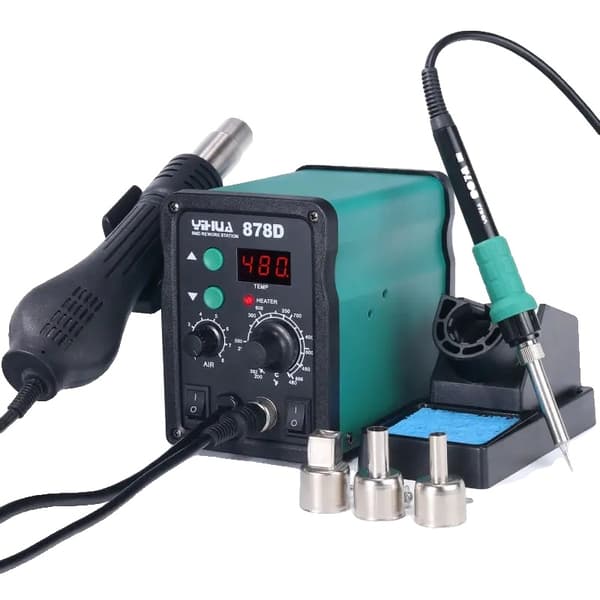 Varmepistol Loddestation, 700W Output Power, 100-450°C Temperaturområde