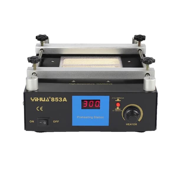 Digital infrarød forvarmningsstation, 450W effekt, 130 mm opvarmningsområde,sort, 220V