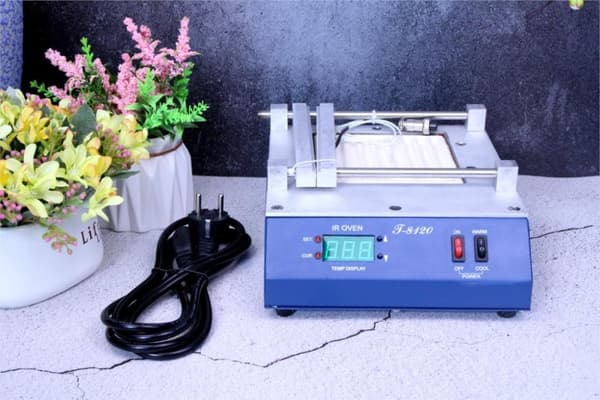 T-8120 SMD Infraröd Förvärmningsstation, PID Temperaturkontroll, 200*240mm Värmeplattform, Justerbar Temperatur upp till 450°C