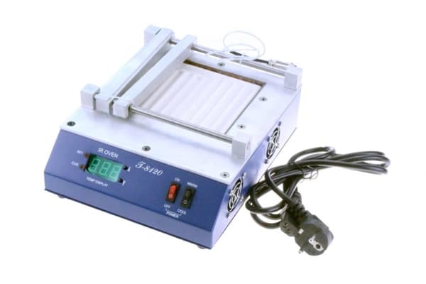 T-8120 SMD Infraröd Förvärmningsstation, PID Temperaturkontroll, 200*240mm Värmeplattform, Justerbar Temperatur upp till 450°C