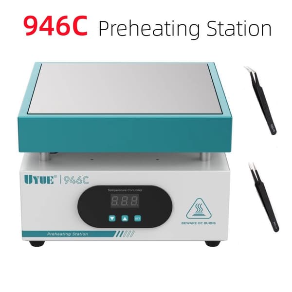 Elektrisk Värmeplatta, 600W Effekt, Temperaturområde 50-350°C,220V