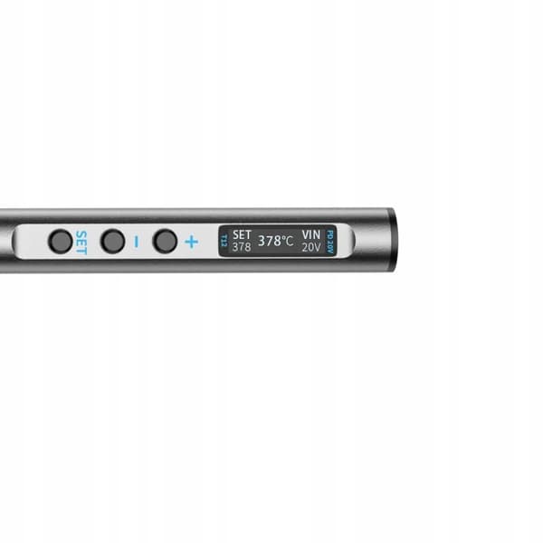 Rosfix NanoPro NP65W præcisionsloddekolbe med indbygget T12 65W USB OLED-varmelegeme