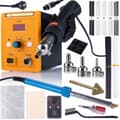 Miniatyrbild 1 av 11: Set varmluftslödstation Rosfix 858D + Blue Lark 80W BL80W lödkolv med en uppsättning tillbehör (plast, nät) + Prowelder Kit Mini