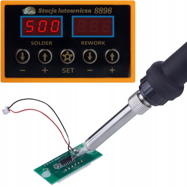 Rosfix Loddestation 2i1 (varmluft og 900M) Rosfix Orange Husky OH660 Electric S-serien + Prowelder Kit Mini Rosfix: Komplet loddesæt