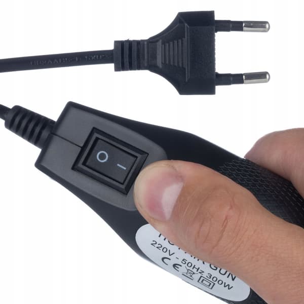 Rosfix Mini varmluftspistol 300W + avbitartång + isoleringstejp 10m + krympslangset 328 delar.