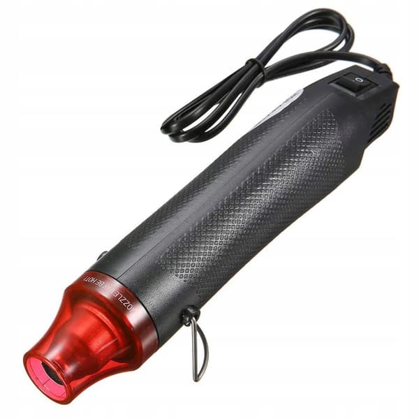 Rosfix Mini kuumailmalämpöpistooli 300W + Rosfix kutisteputkisarja 850 kpl.