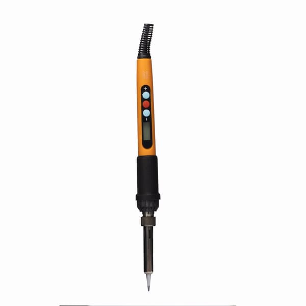 11-i-1 præcisionsloddekolbe med display Rosfix Orange Rottweiler OR60W elektrisk S-serie (loddekolbe, 6 spidser, svamp, dåse og stativ)