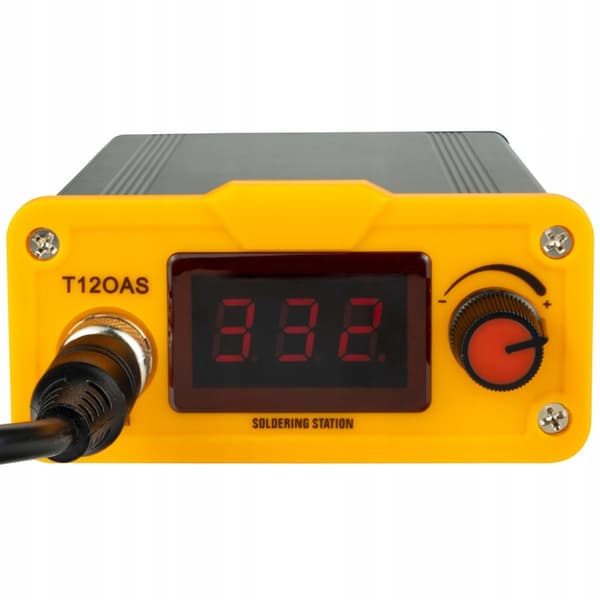 Rosfix Lödstation för T12-spetsar Rosfix Orange Akbash Standard T12OAS Electric PRO+ Series Lödspets T12-BC4 + T12-D24 + Silikonlödmatta