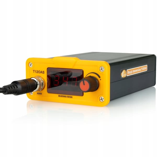 Rosfix Lödstation för T12-spetsar Rosfix Orange Akbash Standard T12OAS Electric PRO+ Series Lödspets T12-BC4 + T12-D24 + Silikonlödmatta