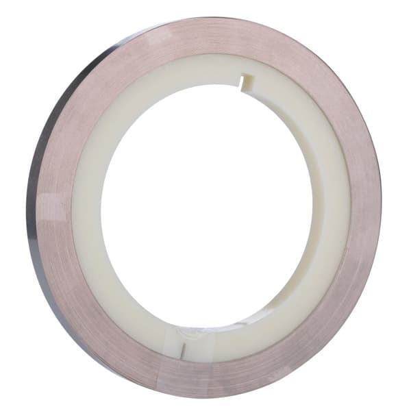 Forniklet kobberplade 0,15x10mm til svejsebatterier 1m.