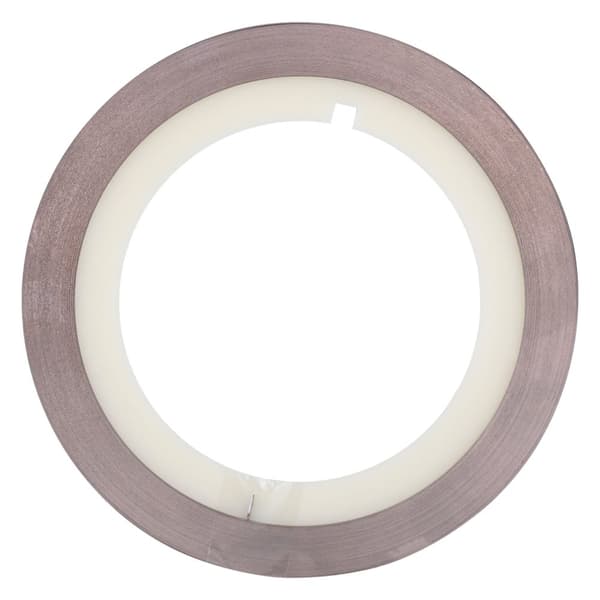 Forniklet kobberplade 0,15x10mm til svejsebatterier 1m.