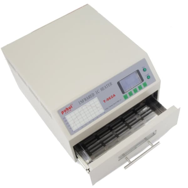 Infrarød Reflow Ovn, 1500W Effekt, 300x320mm Loddeområde, Automatiske Loddecykler