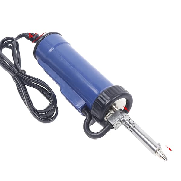 Elektrisk vakuumavlödningpump, 350W elektromagnetisk kraft, lätt och kompakt design,Blå