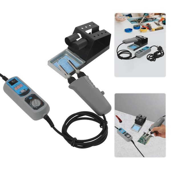 Mini svetsstation, justerbart temperaturintervall, LED-display,EU, 120W