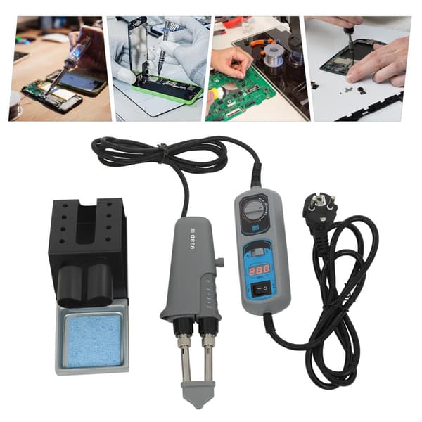 Mini svetsstation, justerbart temperaturintervall, LED-display,EU, 120W