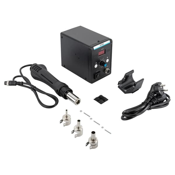 Heta Luft Rework Station, 700W Effekt, LED Digital Display,220V, svart