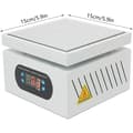 Miniatyrbillede 2 af 2: LED Mikrodator Varmeplade, Justerbar Temperatur Op til 400°C, Kompakt Design,HVID