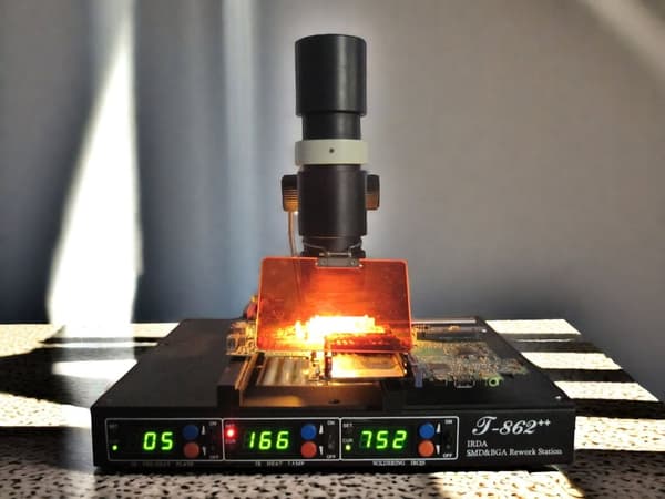 Pratt T-862 Infrarød Reparationsstation, 600W Effekt, Justerbart Temperaturinterval,puhui T-862