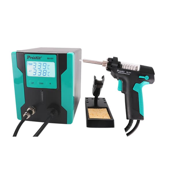 ESD Digital Aflodningspumpe, LCD Skærm, Temperaturinterval 160 til 480°C, Keramisk Varmelegeme