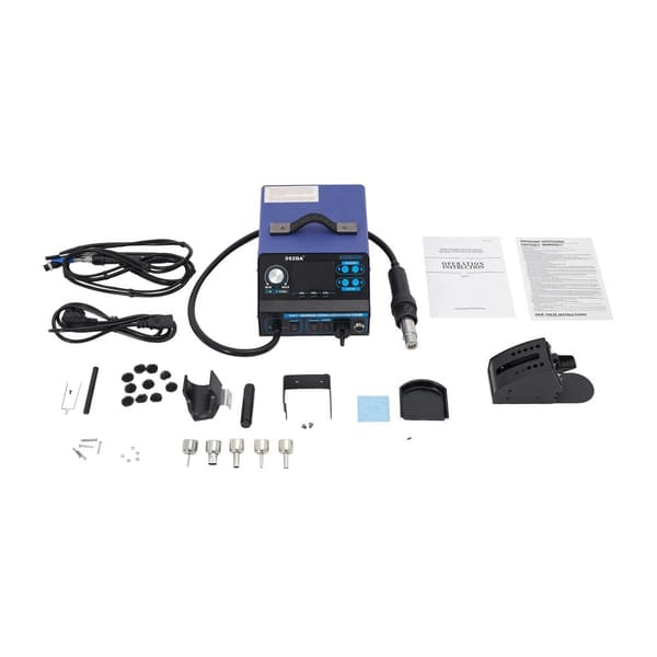 BGA Korjausjuotostyöasema, 3-in-1 Toiminnallisuus, 780W Teho,220V, musta