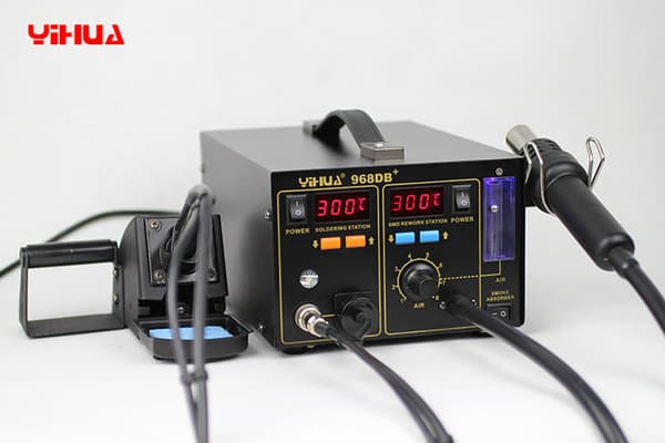 3 i 1 SMD Rework Station, PID Temperaturkontroll, Rökabsorptionsfunktion, Mångsidiga Tillämpningar