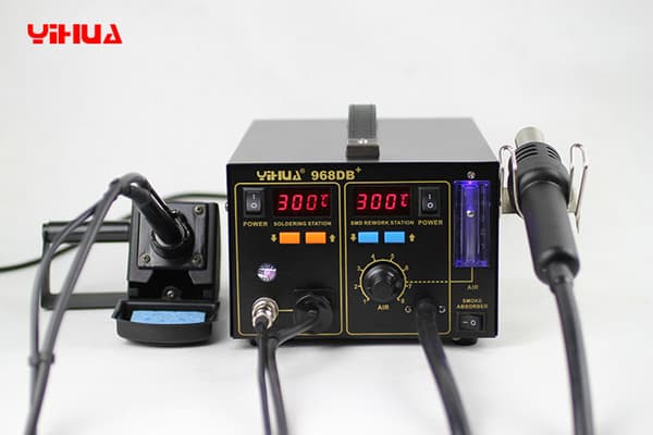 3 i 1 SMD Rework Station, PID Temperaturkontroll, Rökabsorptionsfunktion, Mångsidiga Tillämpningar