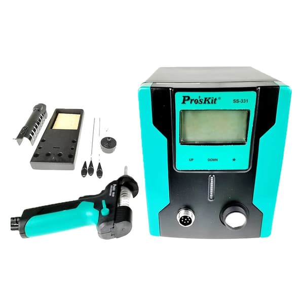 ESD LCD Digital BGA Elektrisk Tin Sugning Pumpe, Lodde Funktion, Sove Funktion